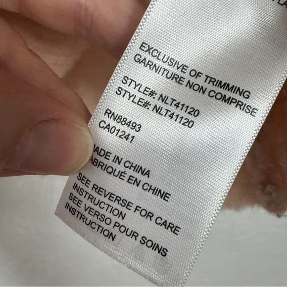 Boundless North Pink Fuzzy Floral Embroidered Crew Neck Sweater Womens L Grandma - Picture 7 of 11